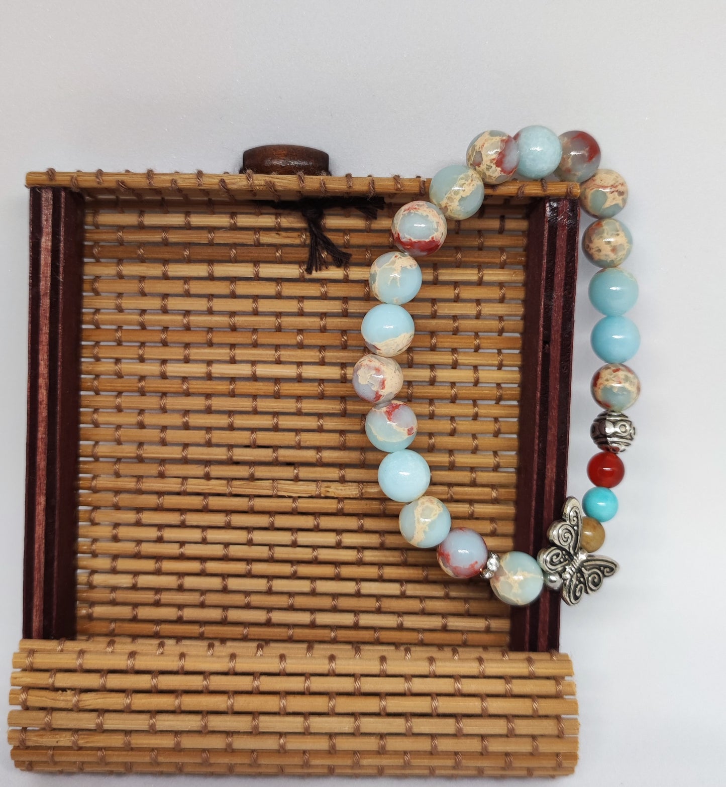 Coffret Bracelet Jaspe Impérial pour une stabilité émotionnelle.