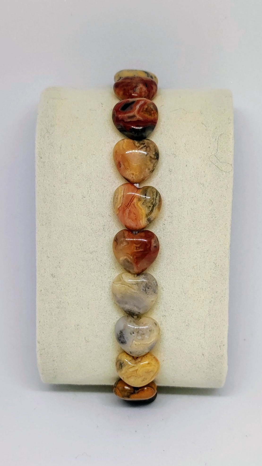 Création Unique Ras-de-cou plaqué or, accompagné de son Bracelet en Agate Dentelle