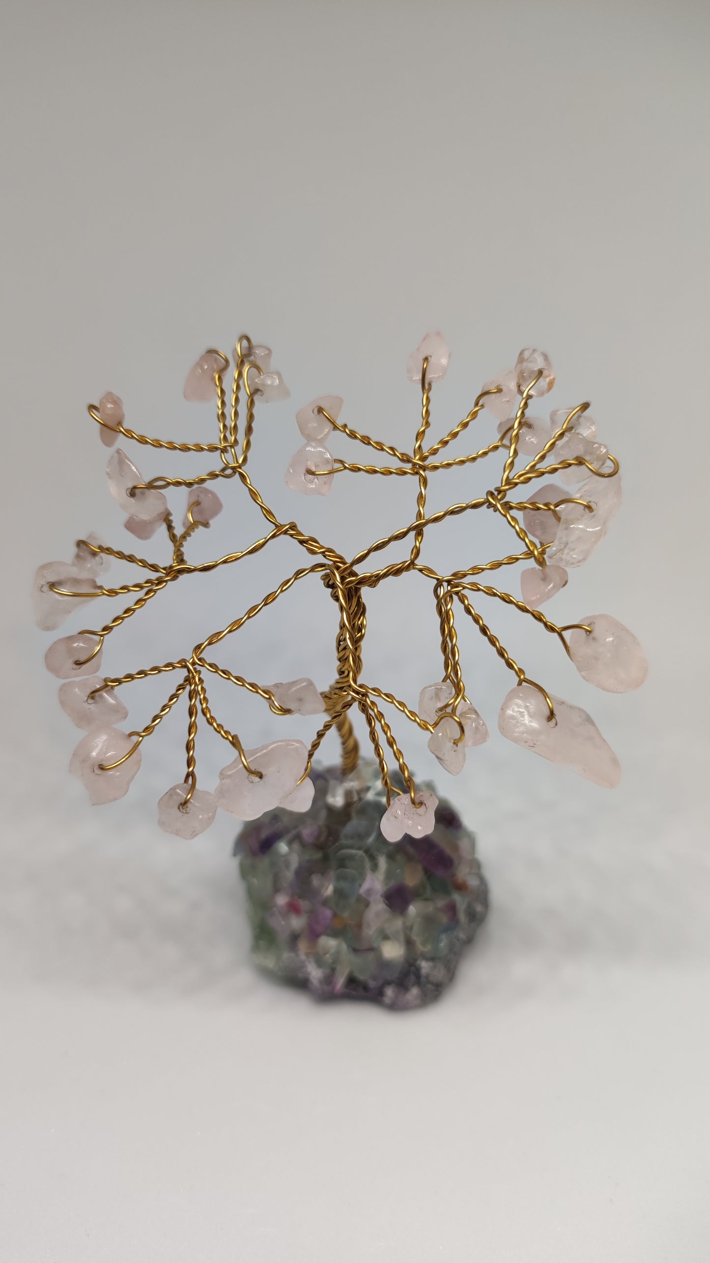 Arbre de Vie en Quartz Rose