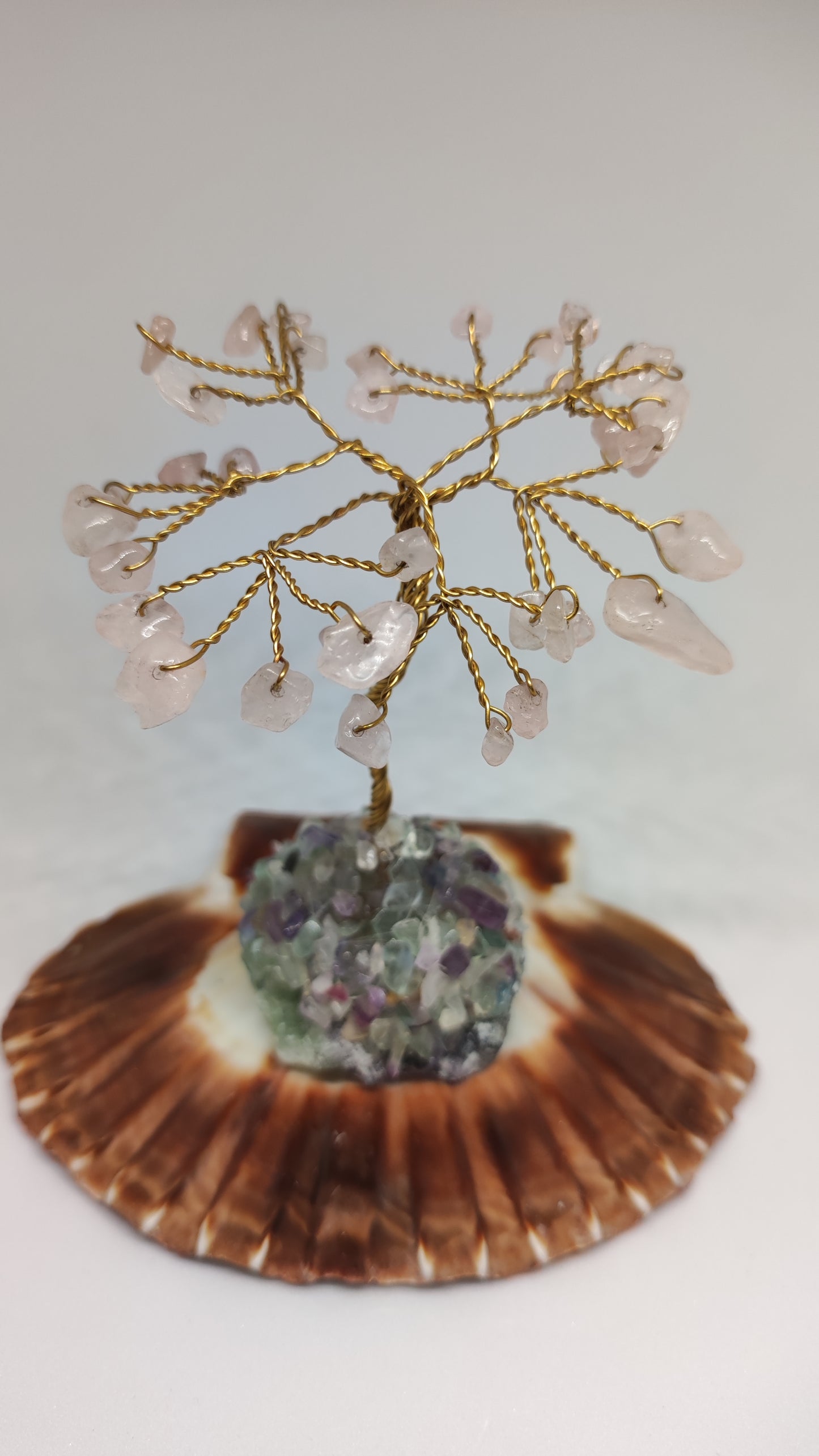 Arbre de Vie en Quartz Rose