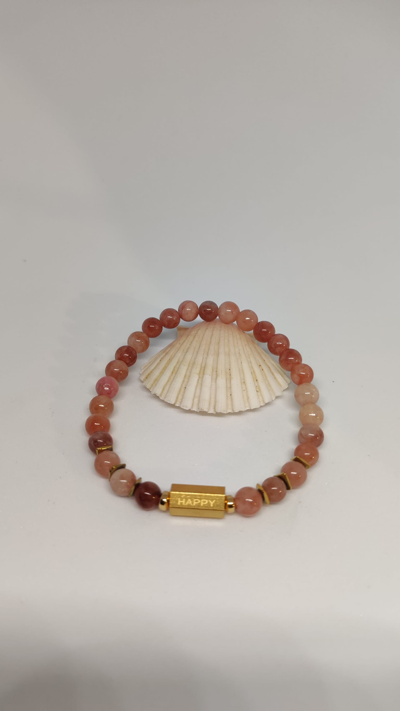 Coffret Bracelet Pierre de Soleil avec médaillon