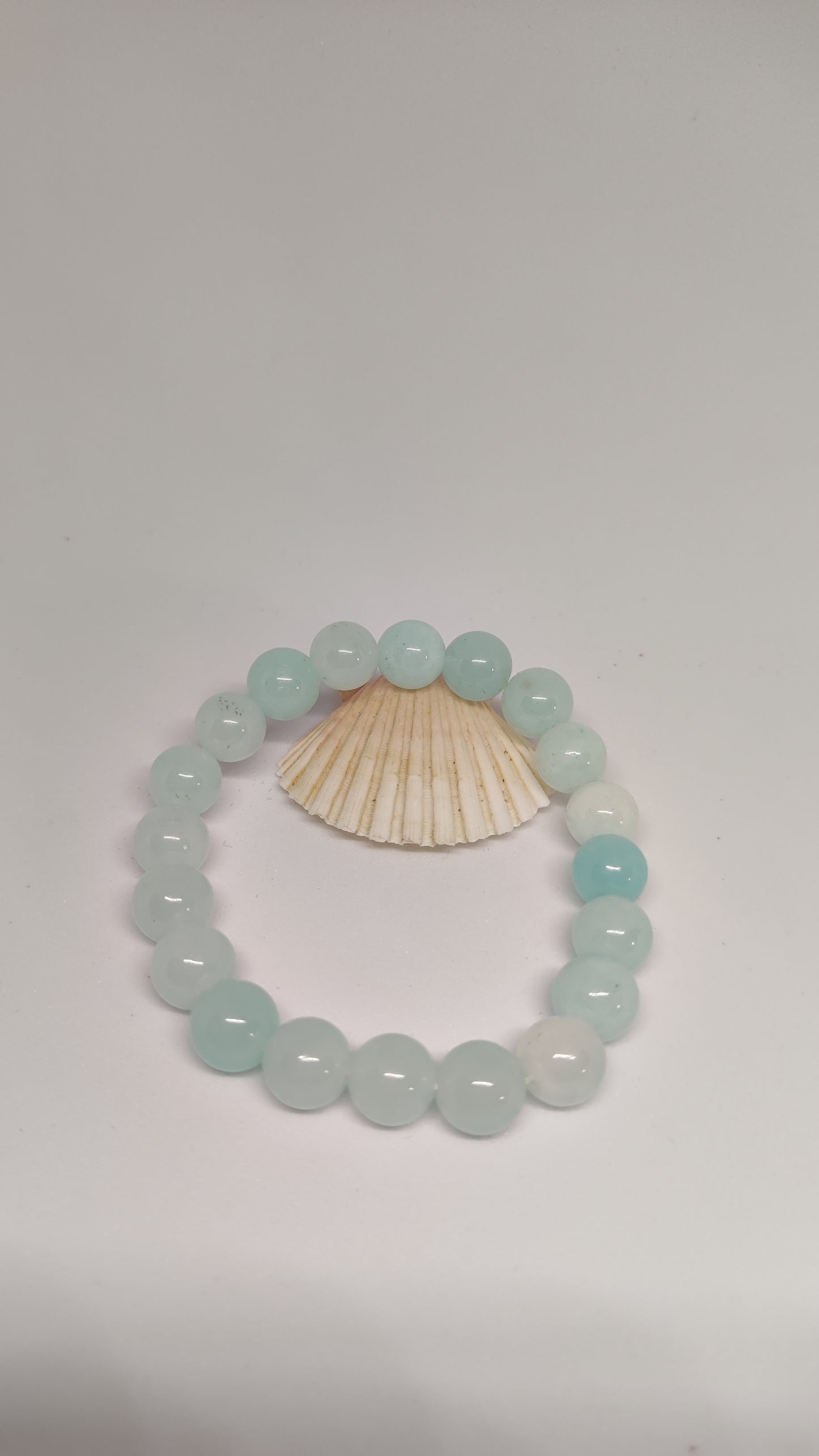 Bracelet en Jade Bleu