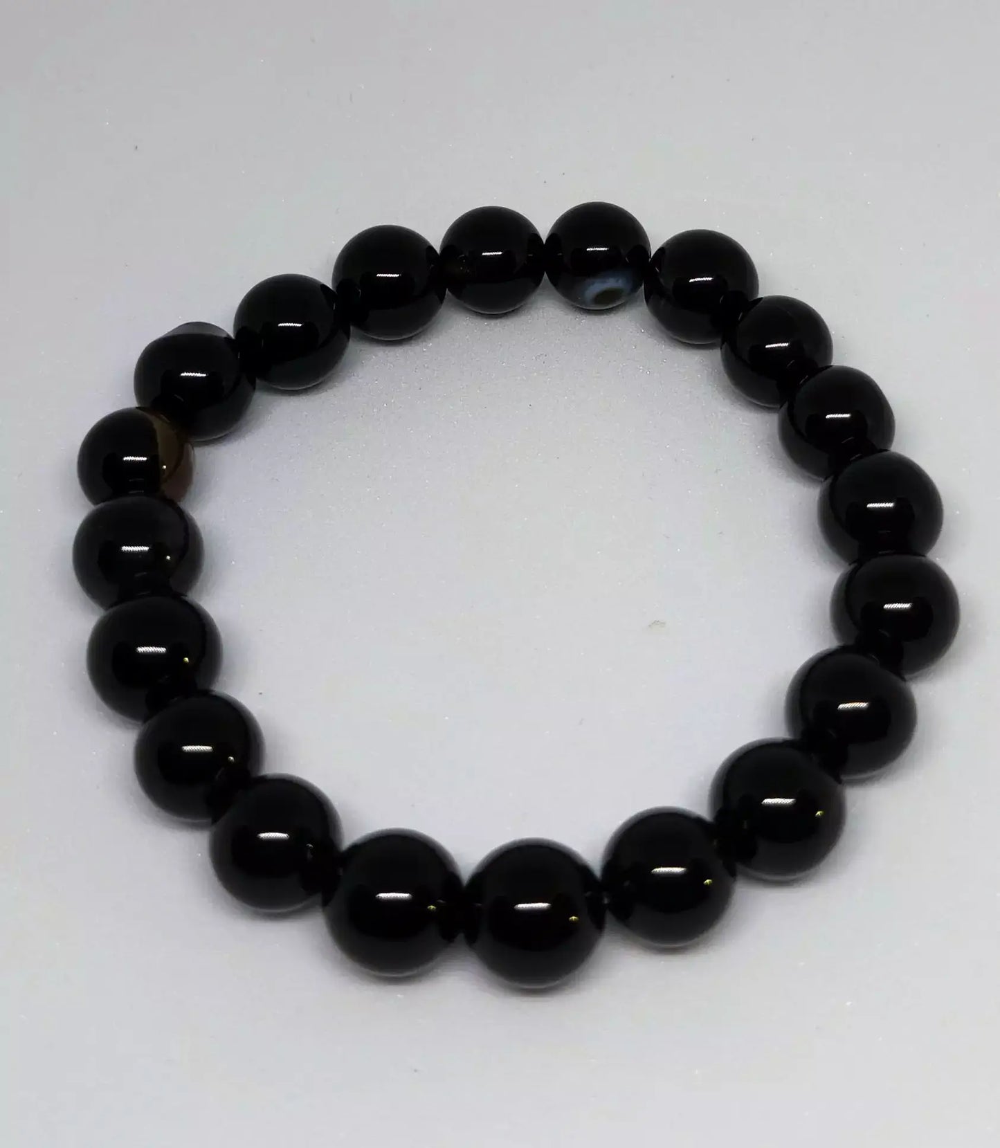 bracelet obsidienne 10mm