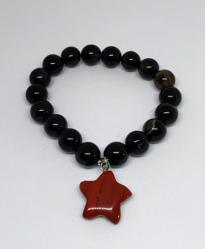 bracelet obsidienne